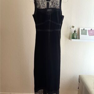 Elegant Black lace Dress